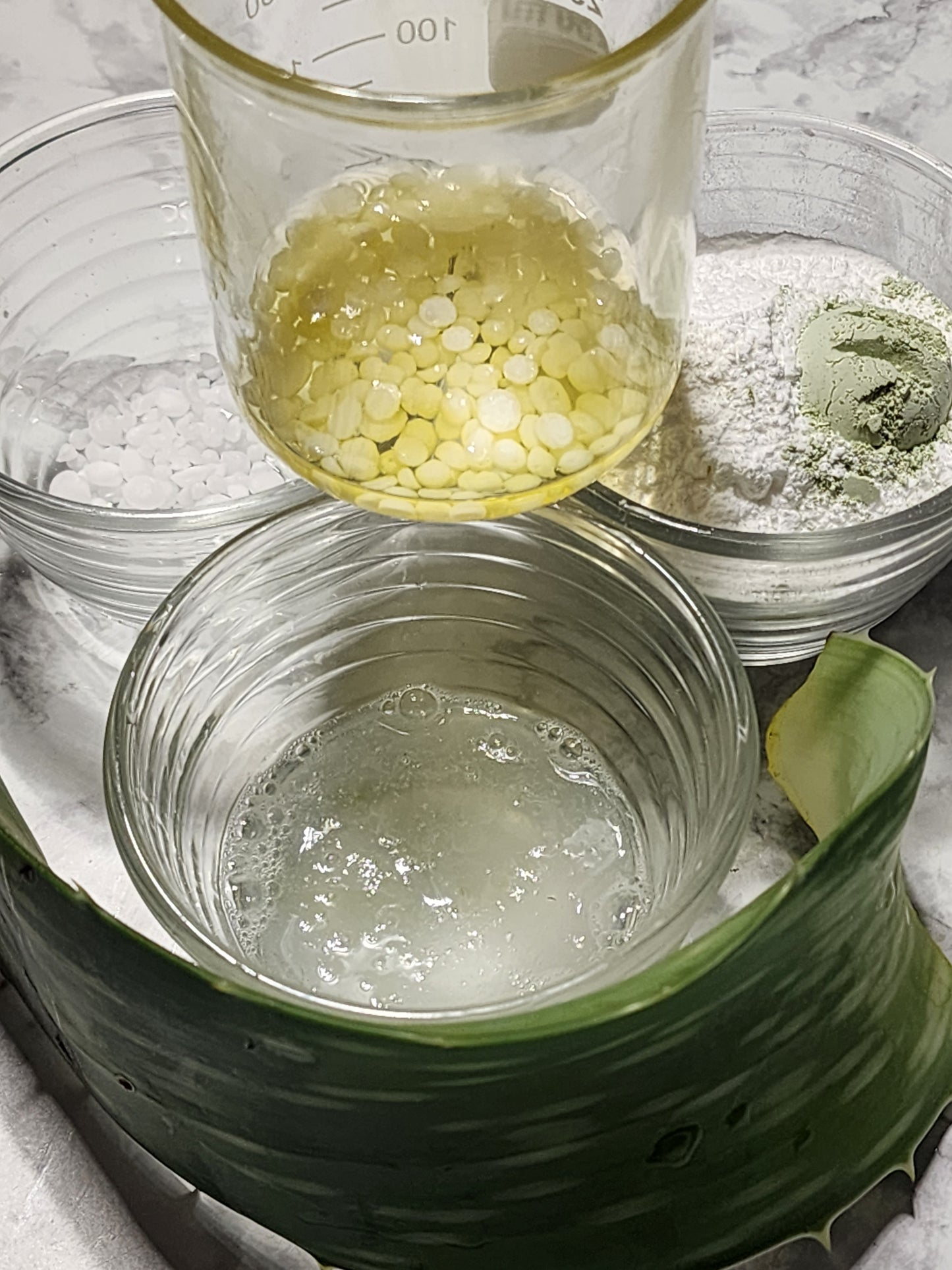 Barra de champú de aloe y romero