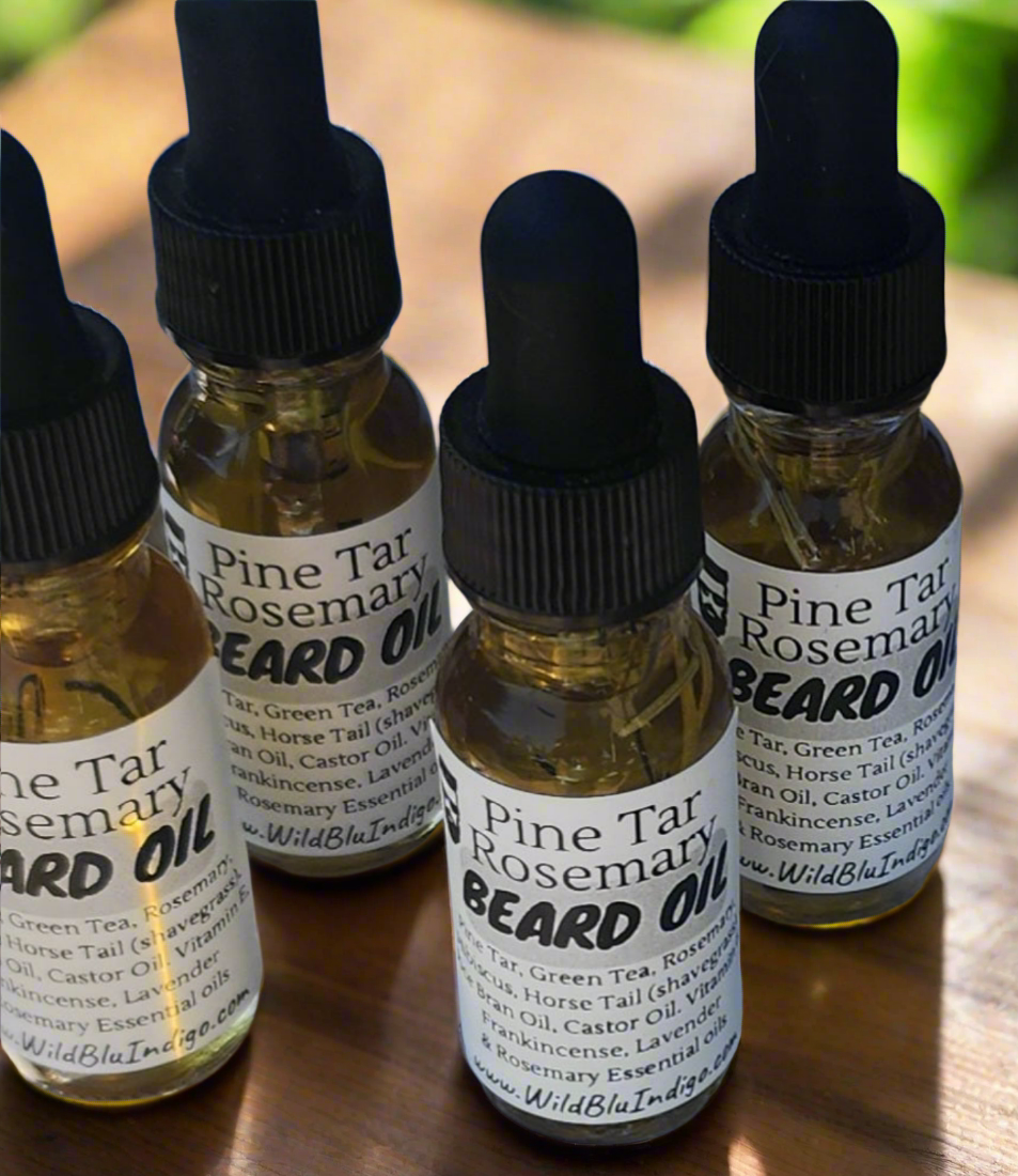 Bálsamo para barba con romero y pino